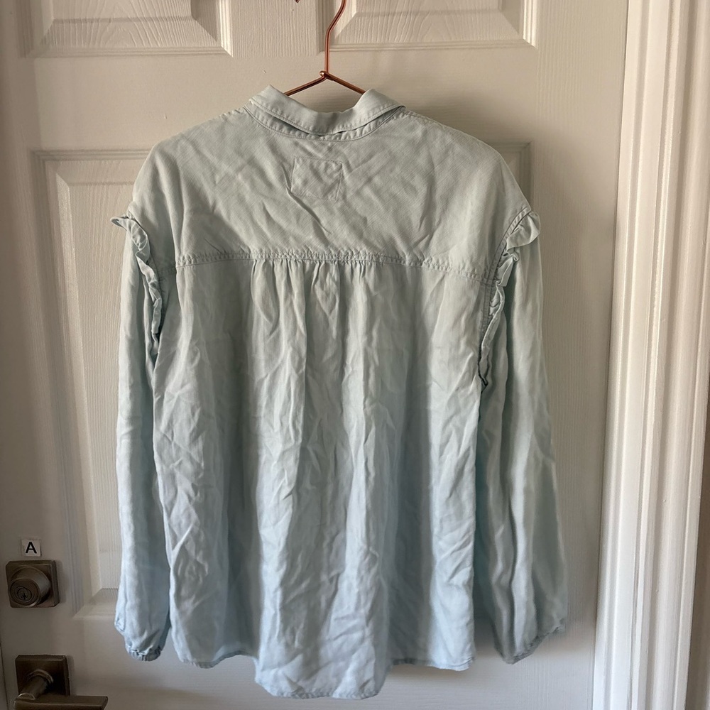 Rails Willow chambray shirt in a light vintage wash Size M - Picture 4 of 7